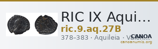 RIC IX Aquileia 27B — CANOA