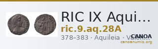 RIC IX Aquileia 28A — CANOA