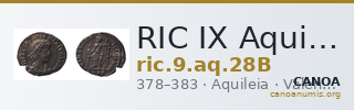 RIC IX Aquileia 28B — CANOA
