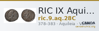 RIC IX Aquileia 28C — CANOA