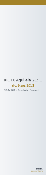RIC IX Aquileia 2C: Subtype 1 — CANOA