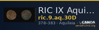 RIC IX Aquileia 30D — CANOA