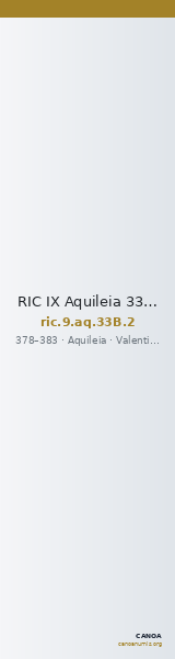 RIC IX Aquileia 33B: Subtype 2 — CANOA