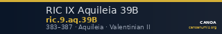 RIC IX Aquileia 39B — CANOA