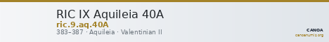 RIC IX Aquileia 40A — CANOA