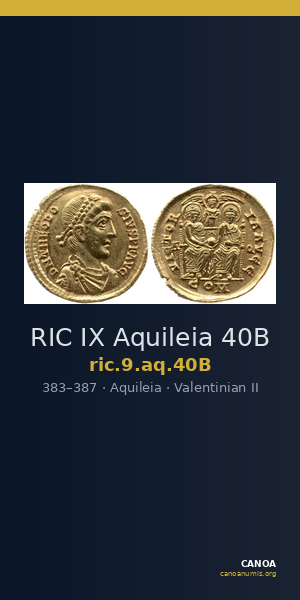 RIC IX Aquileia 40B — CANOA