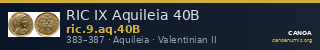 RIC IX Aquileia 40B — CANOA