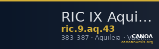 RIC IX Aquileia 43 — CANOA