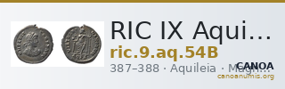 RIC IX Aquileia 54B — CANOA