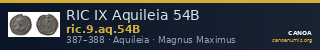 RIC IX Aquileia 54B — CANOA