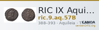RIC IX Aquileia 57B — CANOA
