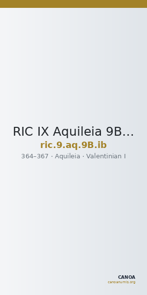 RIC IX Aquileia 9B: Subtype ib — CANOA