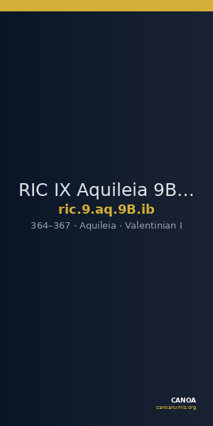 RIC IX Aquileia 9B: Subtype ib — CANOA