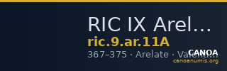 RIC IX Arelate 11A — CANOA