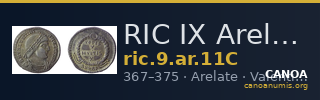 RIC IX Arelate 11C — CANOA