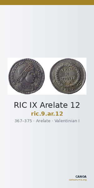 RIC IX Arelate 12 — CANOA