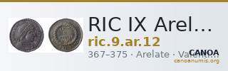 RIC IX Arelate 12 — CANOA