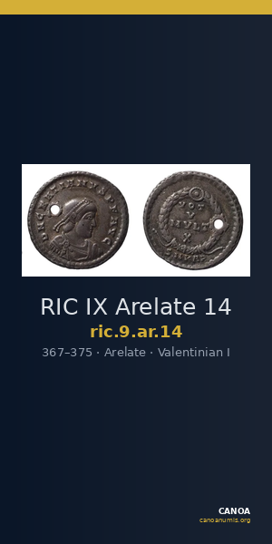 RIC IX Arelate 14 — CANOA
