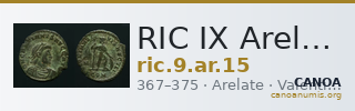RIC IX Arelate 15 — CANOA