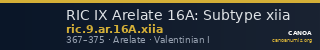 RIC IX Arelate 16A: Subtype xiia — CANOA