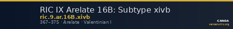 RIC IX Arelate 16B: Subtype xivb — CANOA