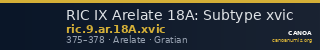 RIC IX Arelate 18A: Subtype xvic — CANOA