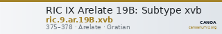RIC IX Arelate 19B: Subtype xvb — CANOA