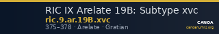 RIC IX Arelate 19B: Subtype xvc — CANOA