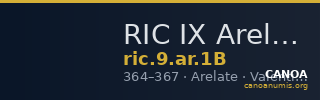 RIC IX Arelate 1B — CANOA