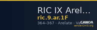 RIC IX Arelate 1F — CANOA