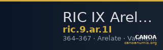 RIC IX Arelate 1I — CANOA