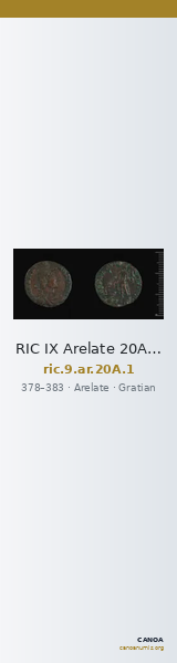 RIC IX Arelate 20A: Subtype 1 — CANOA