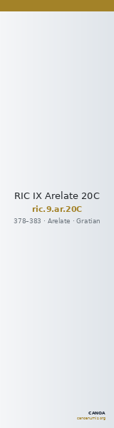 RIC IX Arelate 20C — CANOA