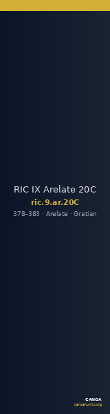 RIC IX Arelate 20C — CANOA