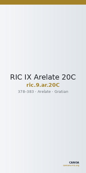 RIC IX Arelate 20C — CANOA