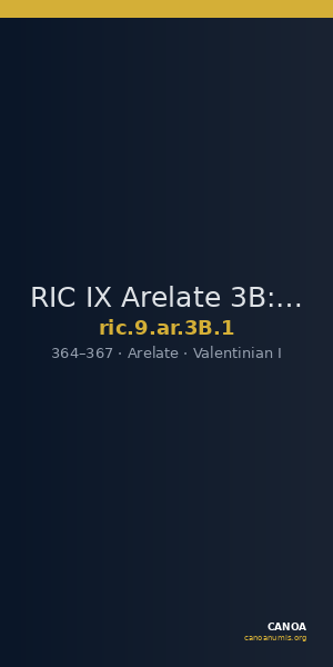 RIC IX Arelate 3B: Subtype 1 — CANOA