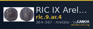 RIC IX Arelate 4 — CANOA