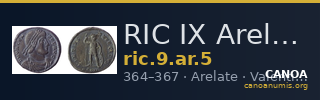 RIC IX Arelate 5 — CANOA