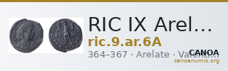 RIC IX Arelate 6A — CANOA
