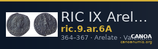 RIC IX Arelate 6A — CANOA
