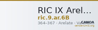 RIC IX Arelate 6B — CANOA
