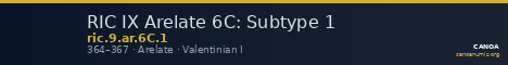 RIC IX Arelate 6C: Subtype 1 — CANOA