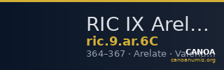 RIC IX Arelate 6C — CANOA