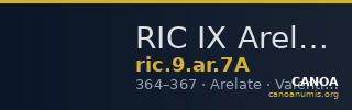 RIC IX Arelate 7A — CANOA