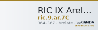 RIC IX Arelate 7C — CANOA