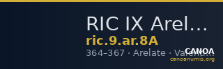 RIC IX Arelate 8A — CANOA
