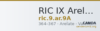 RIC IX Arelate 9A — CANOA