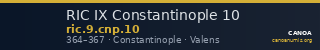 RIC IX Constantinople 10 — CANOA