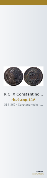 RIC IX Constantinople 11A — CANOA
