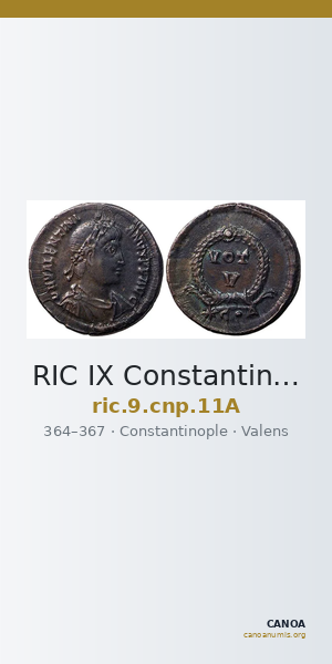 RIC IX Constantinople 11A — CANOA